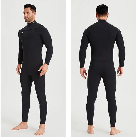 Combinaison Néoprène 3/2 mm Chest Zip Homme & Femme – Surf, Paddle, Kayak et Snorkeling