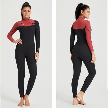 Combinaison Néoprène 3/2 mm Chest Zip Homme & Femme – Surf, Paddle, Kayak et Snorkeling
