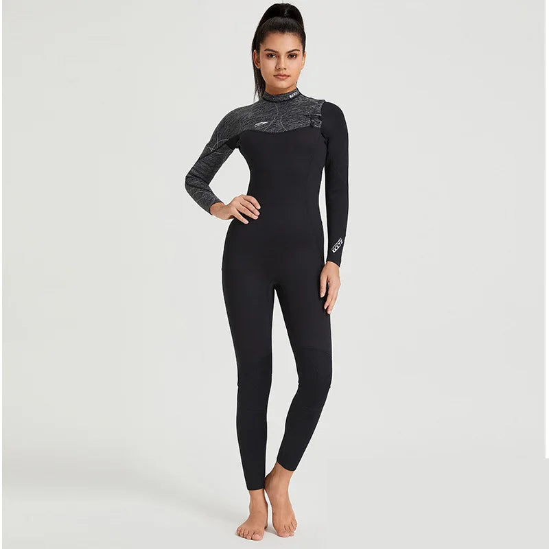 Combinaison Néoprène 3/2 mm Chest Zip Homme & Femme – Surf, Paddle, Kayak et Snorkeling