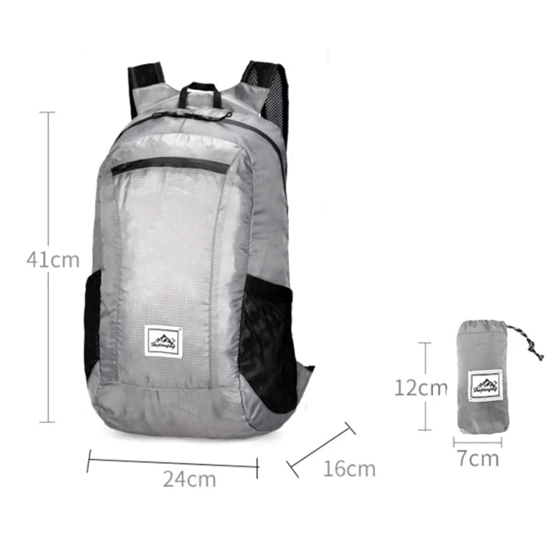 Sac à Dos Pliable 20L – Léger et Imperméable pour Voyage & Randonnée-Sac-DrGliss SurfShop