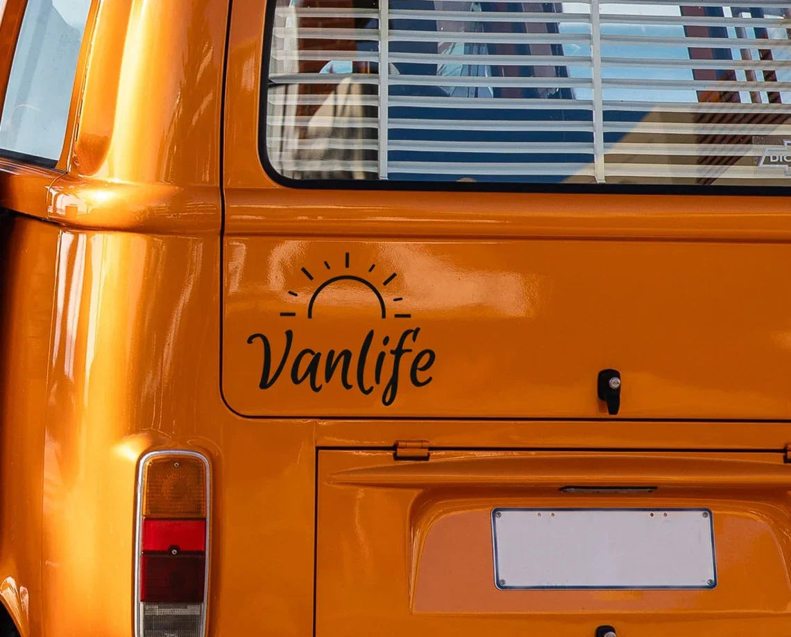 Sticker VanLife Réfléchissant – Autocollant Décoratif pour Camping-Car et Fourgon-Accessoires VanLife-DrGliss SurfShop