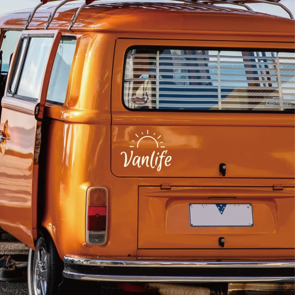 Sticker VanLife Réfléchissant – Autocollant Décoratif pour Camping-Car et Fourgon-Accessoires VanLife-DrGliss SurfShop