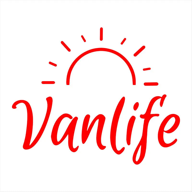 Sticker VanLife Réfléchissant – Autocollant Décoratif pour Camping-Car et Fourgon-Accessoires VanLife-DrGliss SurfShop