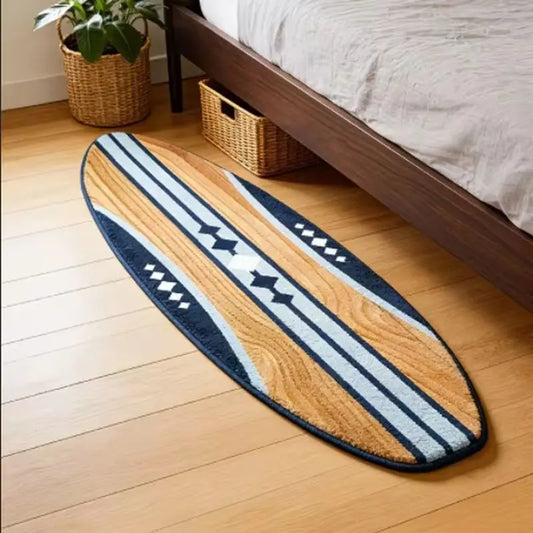 Tapis Chambre Planche de Surf – Descente de Lit Moelleuse Antidérapante-Déco Van-DrGliss SurfShop
