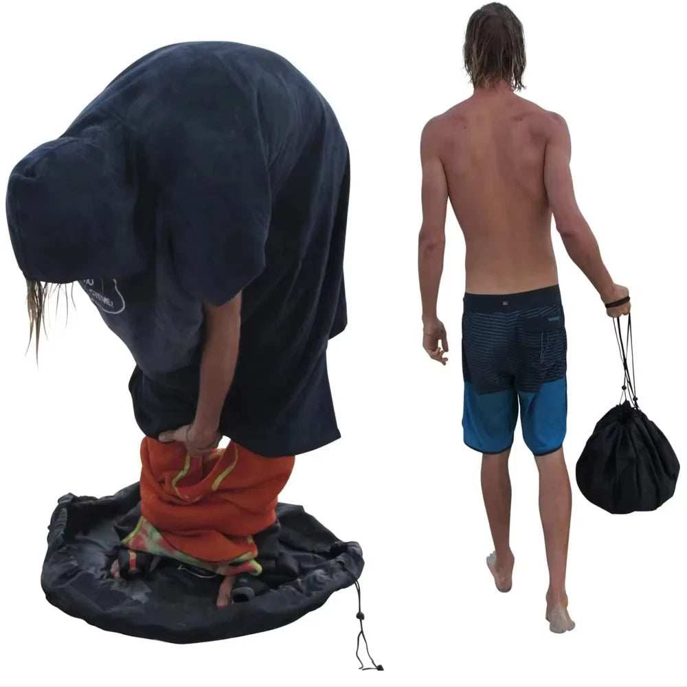 Tapis de Change Combinaison Étanche – Sac Étanche 2-en-1 Surf-Accessoires Surf-DrGliss SurfShop