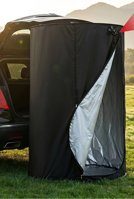 Tente de Coffre Étanche pour Voiture – Douche et Vestiaire Privé Camping