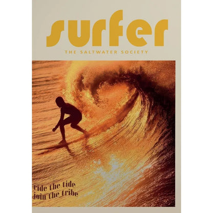 Toile Vintage Surfing – Affiche Murale Rétro Esprit Surf-Déco Van-DrGliss SurfShop