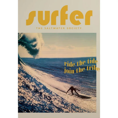Toile Vintage Surfing – Affiche Murale Rétro Esprit Surf-Déco Van-DrGliss SurfShop