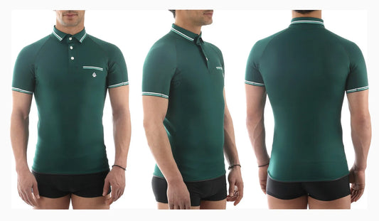 Top Néoprène « Paulo » Vert Homme – Style Nature Superstretch