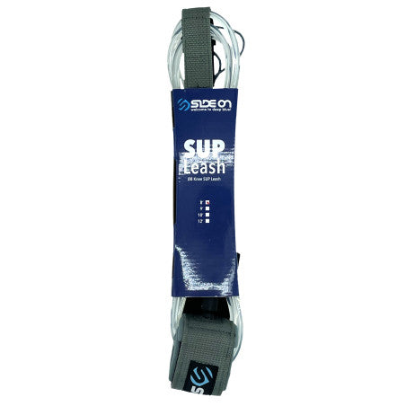 Leash SUP Side On Knee 8' Gris – Leash de Genou pour Stand Up Paddle