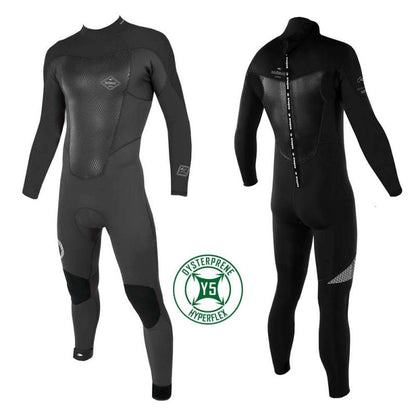 Combinaison Soöruz Fighter 4/3 homme noire back zip