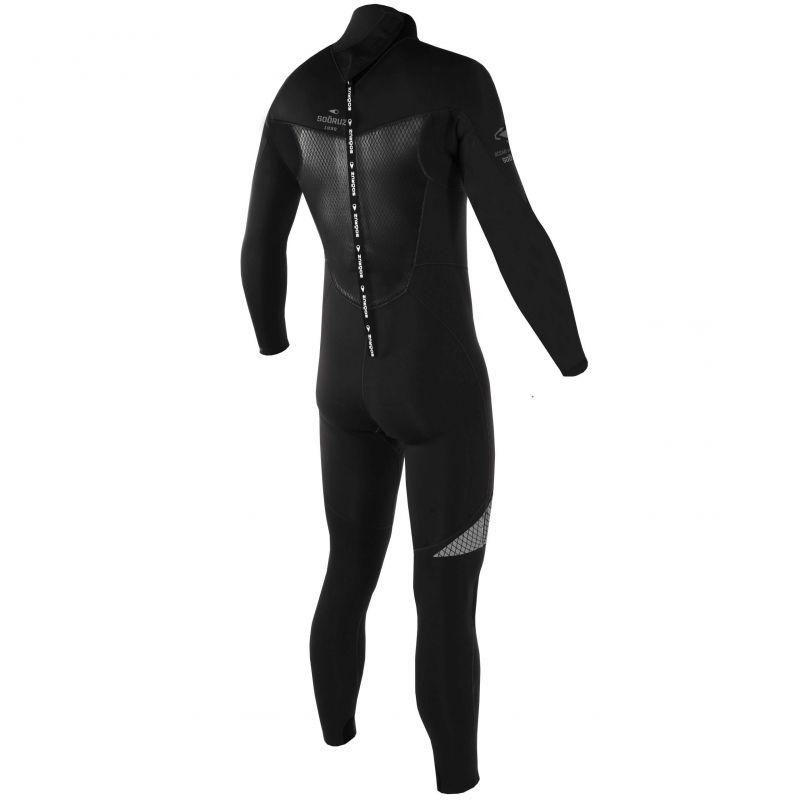 Combinaison Soöruz Fighter 4/3 homme noire, détail néoprène