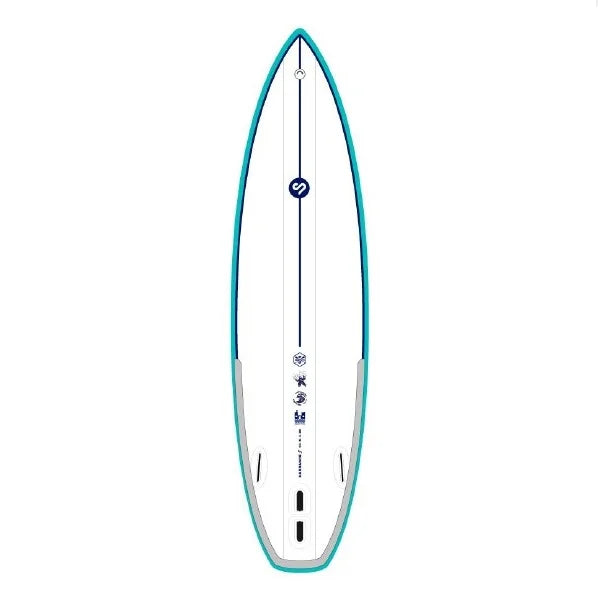 SUP Gonflable Supernone Slalom Hardance 10.5 – Stabilité et Ailerons Increvables pour la Rivière
