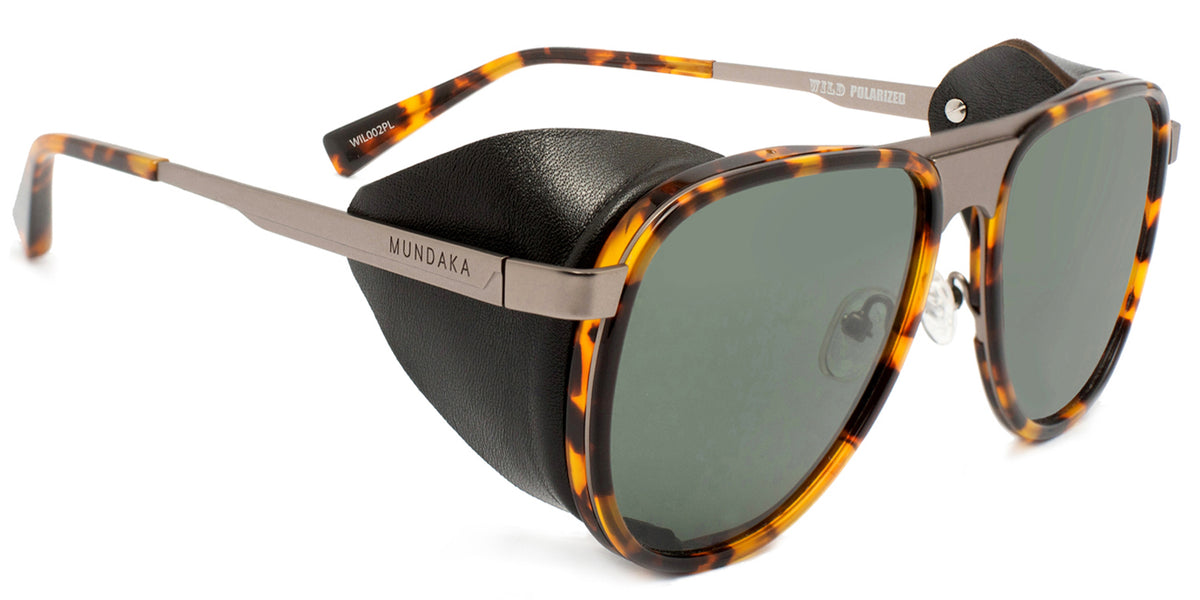 Mundaka Wild Matte Mid Gun Brown Tort with Black Shells vue 1