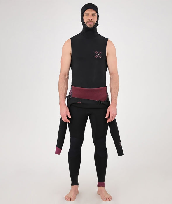 Cagoule Oxbow Wuidel Yulex noire avec débardeur