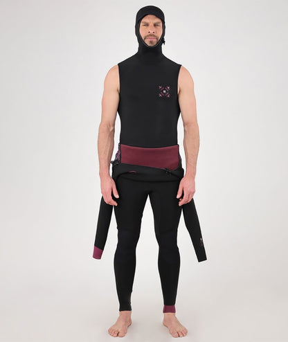 Cagoule Oxbow Wuidel Yulex noire avec débardeur