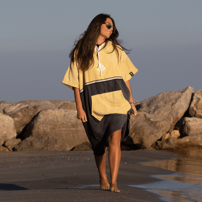 Poncho Duo Saint Jacques Sable Marine
