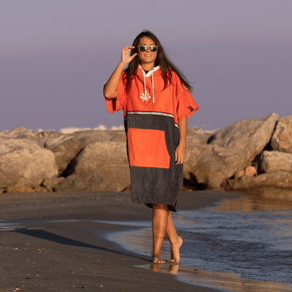 Poncho Duo Saint Jacques Corail Marine