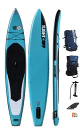 SUP Gonflable Light Blue Series Tourer 14'0 – Construction MFT et Rocker Scoop