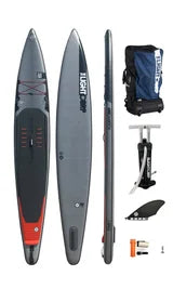 SUP Gonflable Light Platin Series Race 14'0 – 3L X-Woven MFT Ultra-Rigide