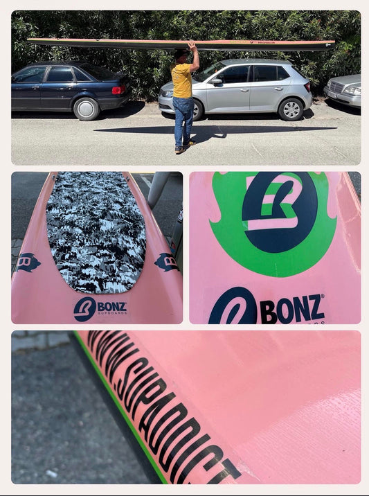 SUP Race Bonz Unlimited 17'6 x 26 Occasion – Shape Joe Bark 2010 par Surftech