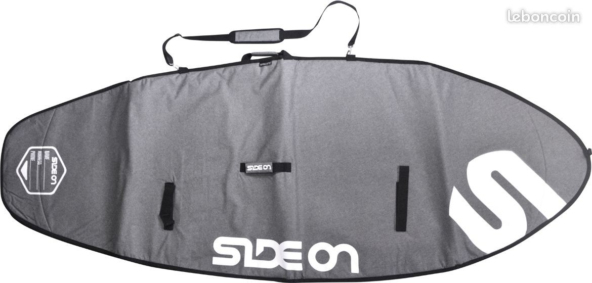 Housse de stand up paddle marque Side on 5 MM 11.6 X 32 grise ou bleu foncé