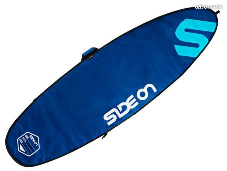 Housse de stand up paddle marque Side on 5 MM 11.6 X 32 grise ou bleu foncé