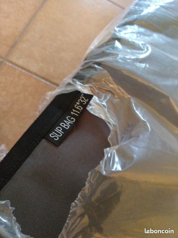 Housse de stand up paddle marque Side on 5 MM 11.6 X 32 grise ou bleu foncé