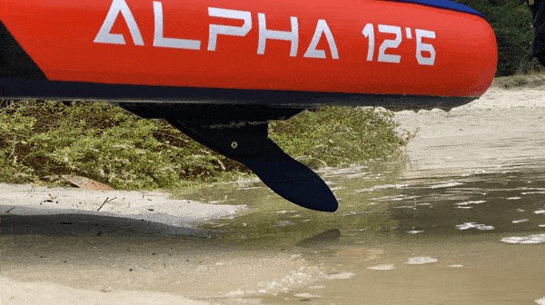 Aileron rétractable stand up paddle pour rivière