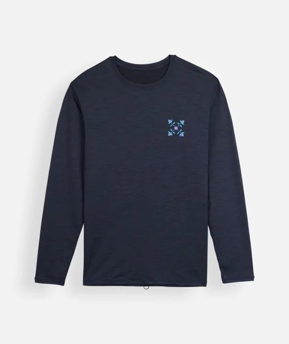 Surf Tee Teregor OXBOW deep marine manches longues