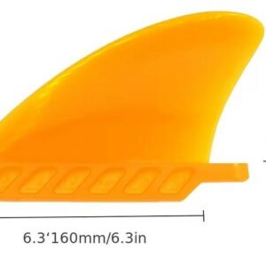 Aileron de rivière SUP 4.6″ Orange — souple, forte accroche
